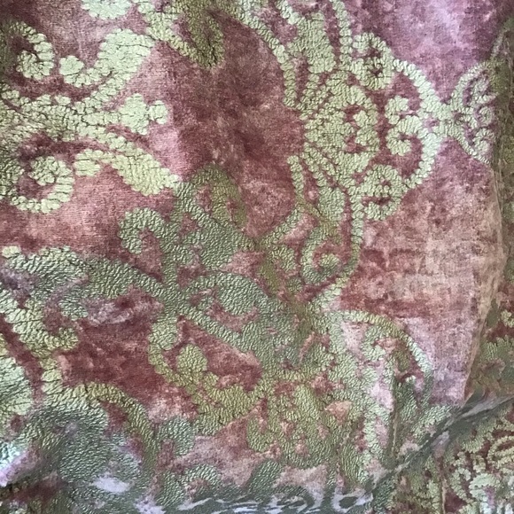 FINAL SALE NWOT Rodeo Home Foil Print on Velvet Fabric Pillow Cover (23”x19”) - Picture 1 of 5